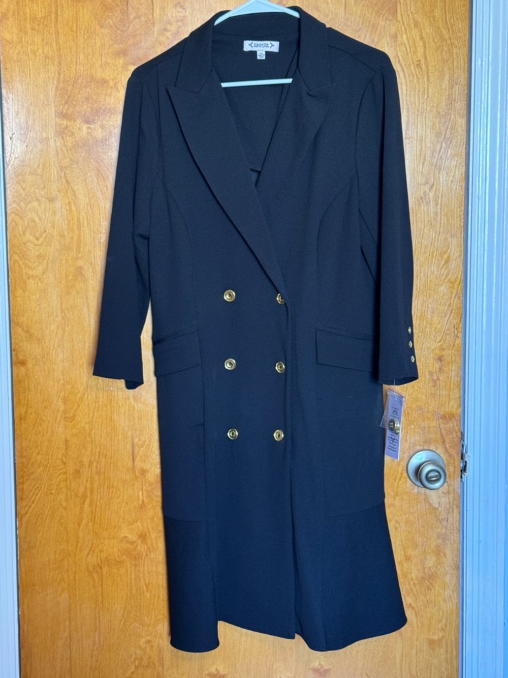 Nanette Lepore Black Coat Dress